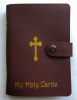 Holy Card Holder Book - CHRISTMAS Burgundy 